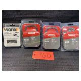 3 pkgs Oregon 16' Chainsaw Chains, 1-16' Worx