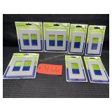 Screwless Wall plates--6 Total Single and 3 T