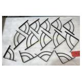 Brown Tinted Wall Brackets--(10 Total Bigger