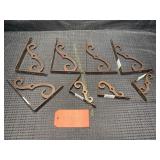 Bronze Tinted Wall Brackets-- (5 Total--8' x 5