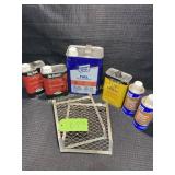 Tung Oil, Klean Strip Fuel, Denatured Alcohol,