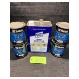 4 Cans of Interior Water-Based Wood Stain,