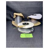 3 misc. sized clear tubing