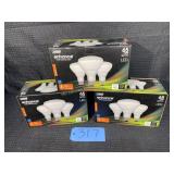 LED 65 Watt Dimmable Soft White 3-Pack Bulbs, 6