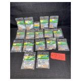 Pkg. of 1/4' Flat Head Plugs, Misc. Round Head