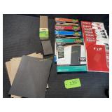 Box of Misc. Sanding Paper