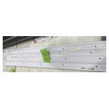 Rubbermaid 40' Fast track rails- 5 pieces