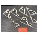 Whitish Color Wall Brackets-- (5 Total 8' x 5