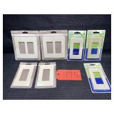 Screwless Wallplates--5 Total Single and 2Total