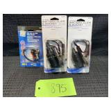 2 Battery Clips and Socket, RCA Jack to 2-RCA