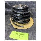 Black Vinyl Tubing, 1/2'  partial roll