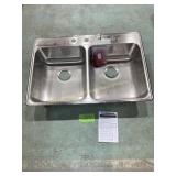 Kindred, Double Stainless Steele Sink