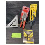 Milwaukee Locking Pliers, Stanley Hacksaw,
