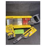 Mitre Box Kit, Stanley 16' Tape Measure, 10'