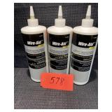 3 bottles of Wire Pulling Lubricant