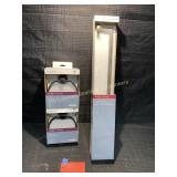 24' towel bar- 2 towel ring- matte black