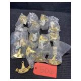 13 Gold Hing Pin Door Stops