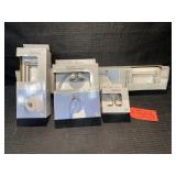 Polished Crome Towel Rack, Toilet Paper, Double