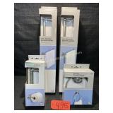 2 Brush Nickel Towel Racks, Towel rack, Toilet