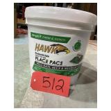 Bucket of Hawk Rodenticide place pacs
