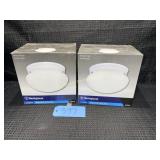 Indoor Ceiling Light, White Finish