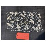 25-Medium S-Hook, 2 3/4" Steel Zinc plated