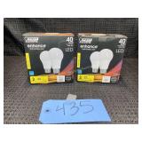 40 Watt Dimmable A19 Bulbs