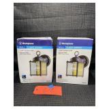 Westinghouse 1 Light Sienna outdoor light x 2