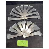 Lot of 8' and 10 Brackets