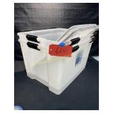 2- 75Qt Weathertite Boxes
