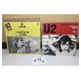 U2 Lp Albums (2) Near Mint Condition