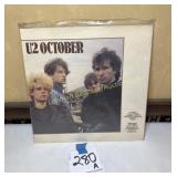 U2 Lp Album--October--Near Mint Condition