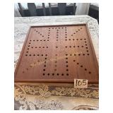 Mahogany aggravation board game