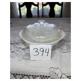 Green Daisy 1 1/2 Qt Glasbake Casserole Dish