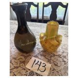Pottery Vase and MCM Candle