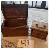 Coasters and Wooden Treasure Box