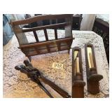 Magazine Rack, Plant Stand (Wooden 3 Legged),