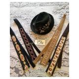 Belvedere Wienercreation Ties (4) and Felt Hat
