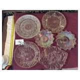 Lot of Glass plates, bowl, candy dish, etc.