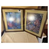 Two Wall Prints with Frame