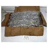 Silver Tinsel Christmas Tree Pieces