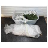 Tote: Christmas Garlands, Tulle