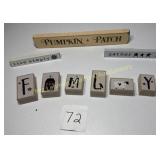 Lot of Wooden Blocks, Family, live simply,