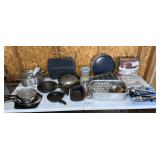 Large Box of Cooking Misc: Grilling Tools,
