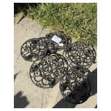 4 Transpac wheel plant holders