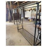 Black Metal Coat Rack