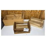 2 Wood Drawers, Zinfandel Wine Crate