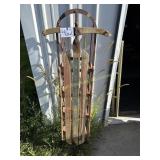 Shooting Star vintage sled, 61" long