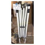 Accordion pop up awning frame only