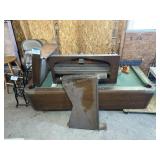 Coin operated pool table, pool sticks, balls and